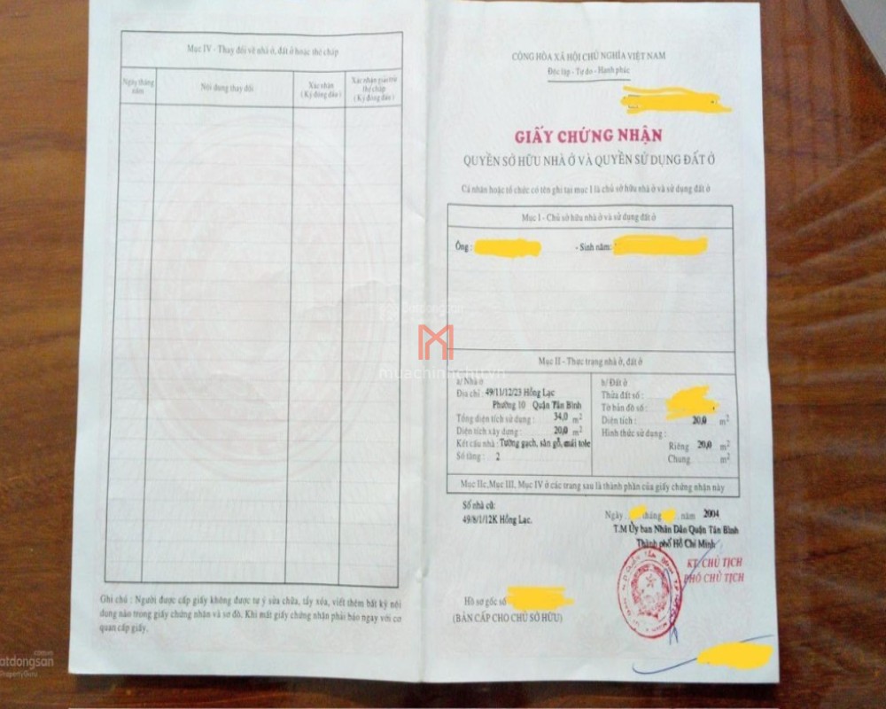 Nhà bán Tân Bình 1 phòng ngủ