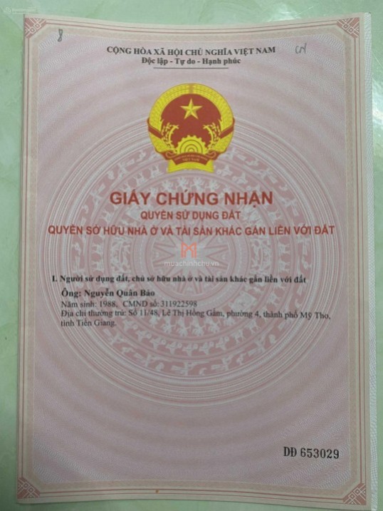 Đất bán Tiền Giang