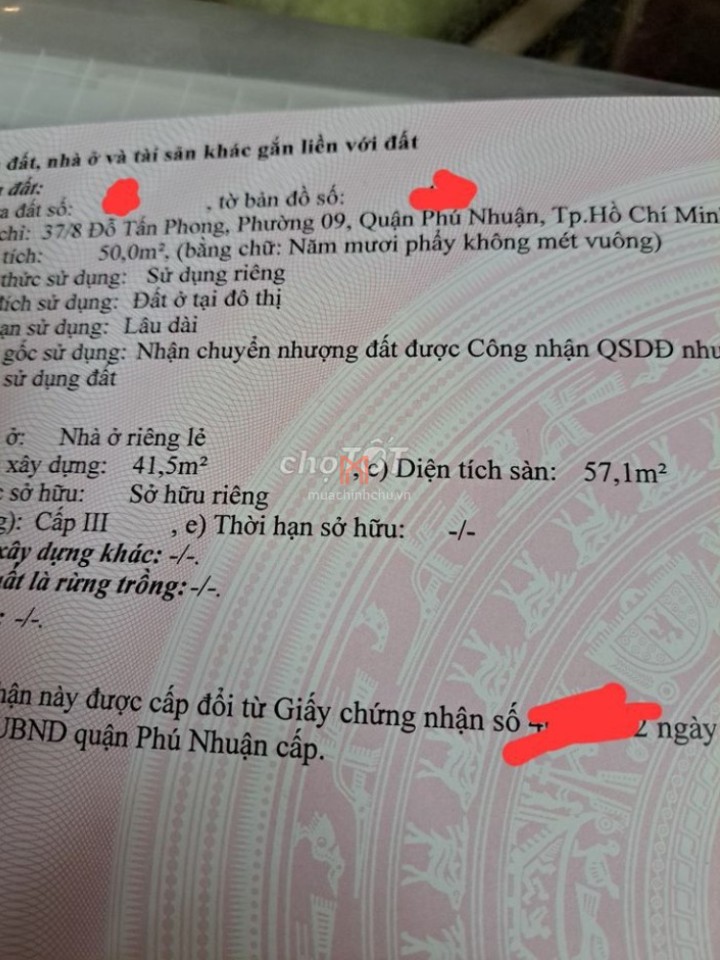 bán Nhà đường Đỗ Tấn Phong