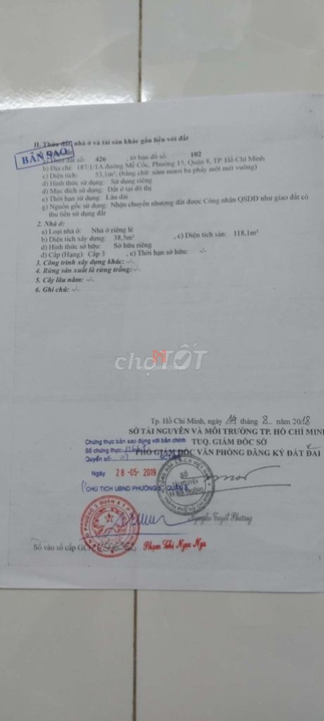 Nhà Phường 15