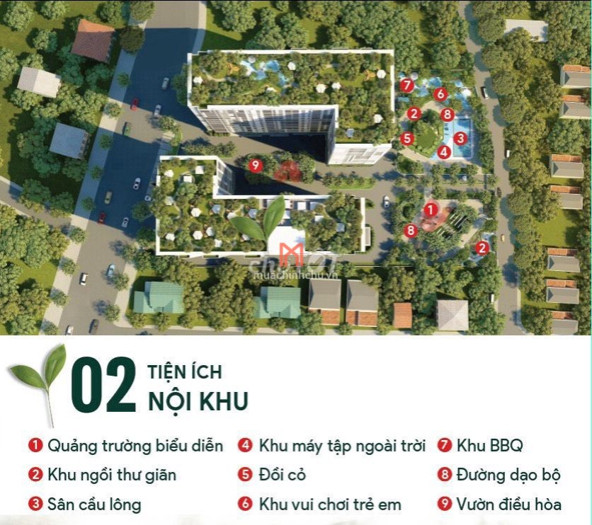 chung cư bán đ.Nguyễn Du area 52 m2