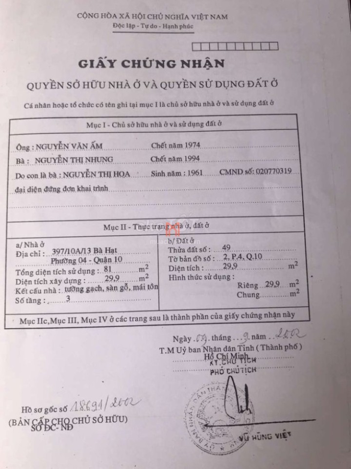 Nhà Quận 10