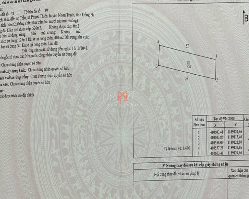 bán Đất Xã Phước Thiền