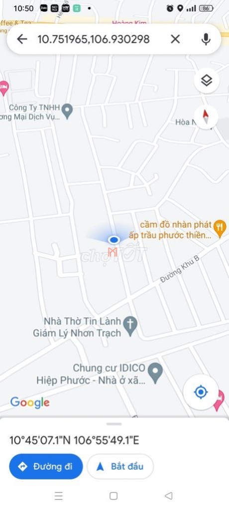 Đất bán Huyện Nhơn Trạch