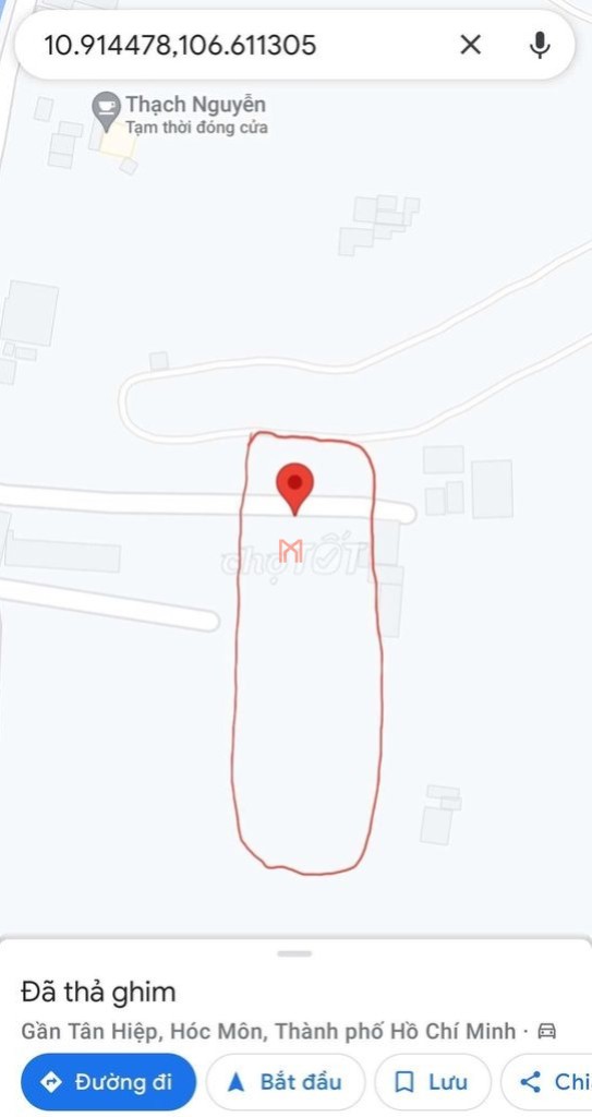 Đất bán H Hóc Môn