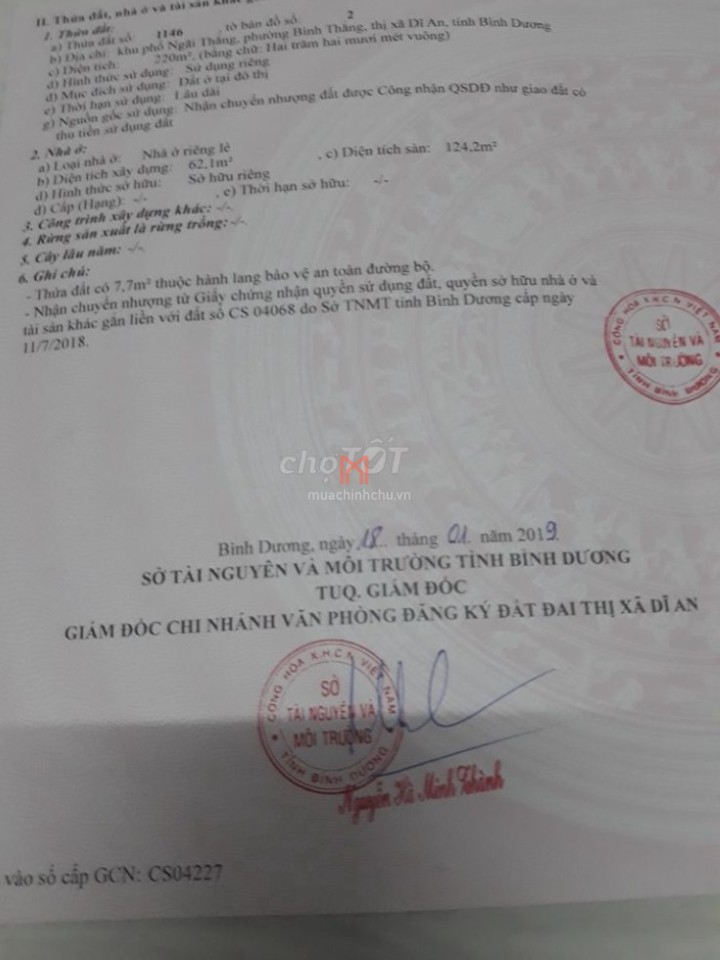 Nhà bán Phường Bình Thắng