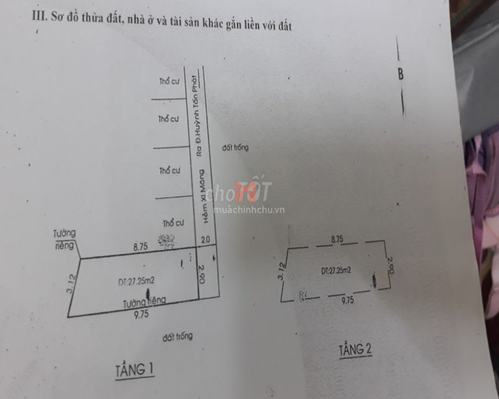 bán Nhà Phường Tân Thuận Đông 2 phòng ngủ