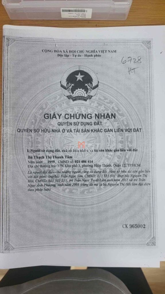 khách sạn bán Phường Hiệp Thành