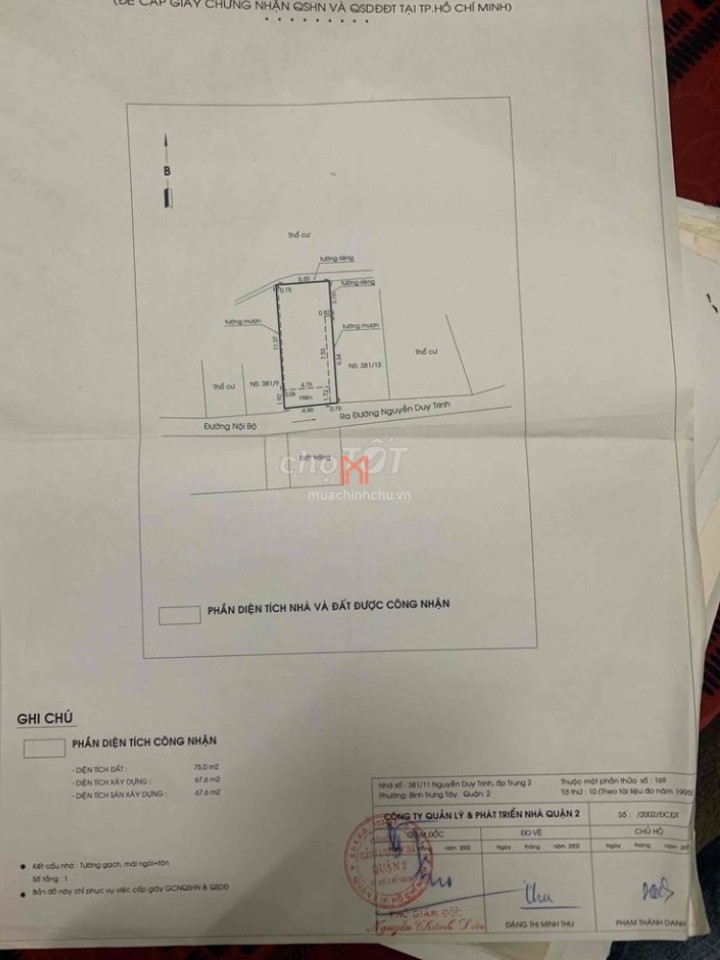 Nhà Nguyễn Duy Trinh giá 6.5 tỷ