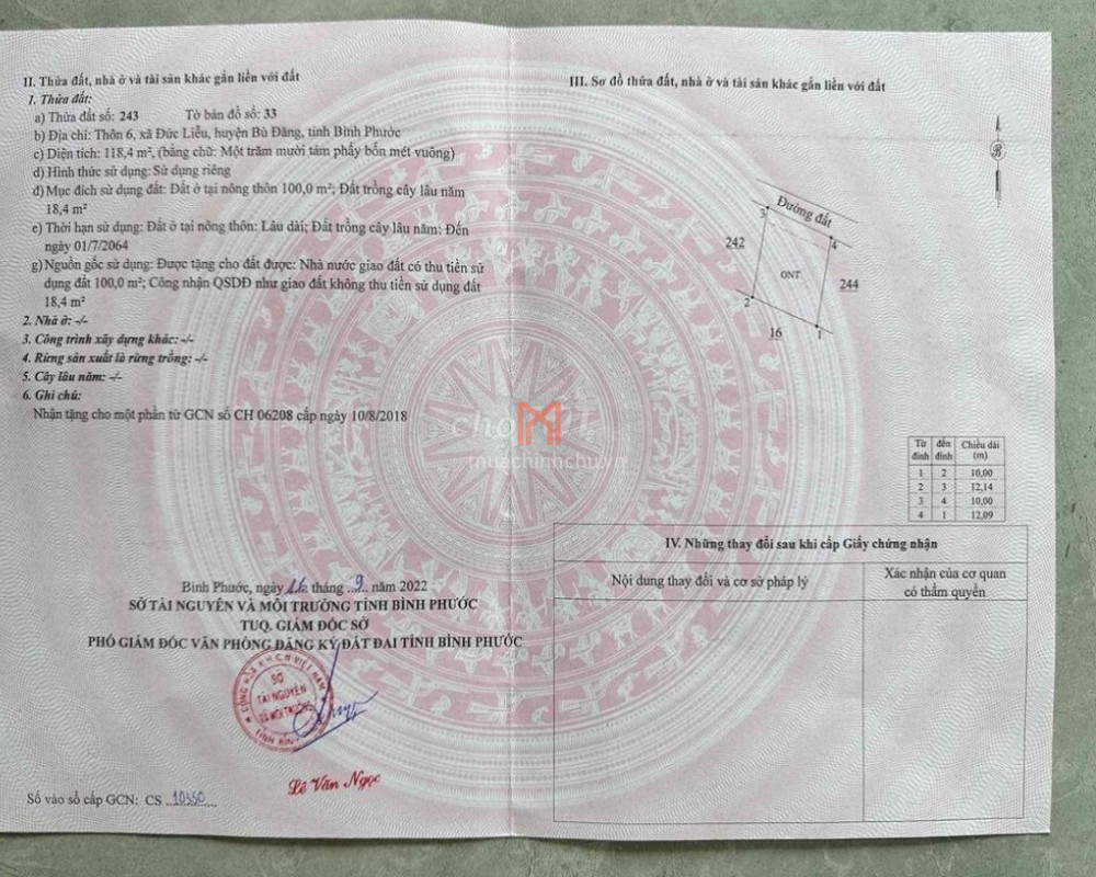bán Đất đ.Quốc lộ 14