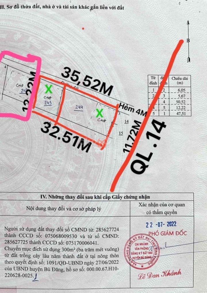 bán Đất Tỉnh Bình Phước chiều sâu 35