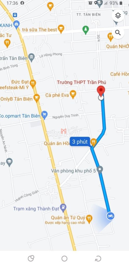 Đất bán H Tân Biên rộng 6 sâu 44