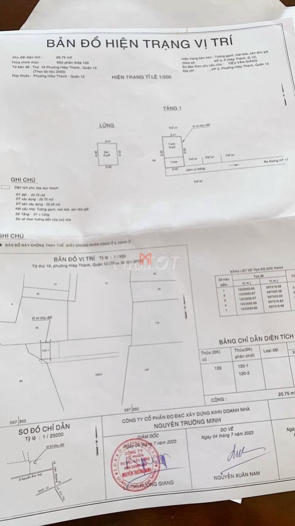 Nhà bán Phường Hiệp Thành