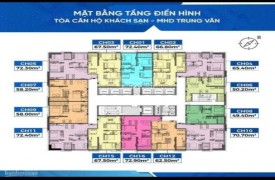 Bán gấp căn hộ khách sạn MHD Trung Văn, Nam Từ Liêm 72.3m², giá 1.9 tỷ đồng