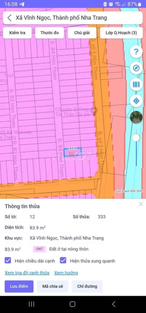 bán Đất T Khánh Hòa chiều sâu 14