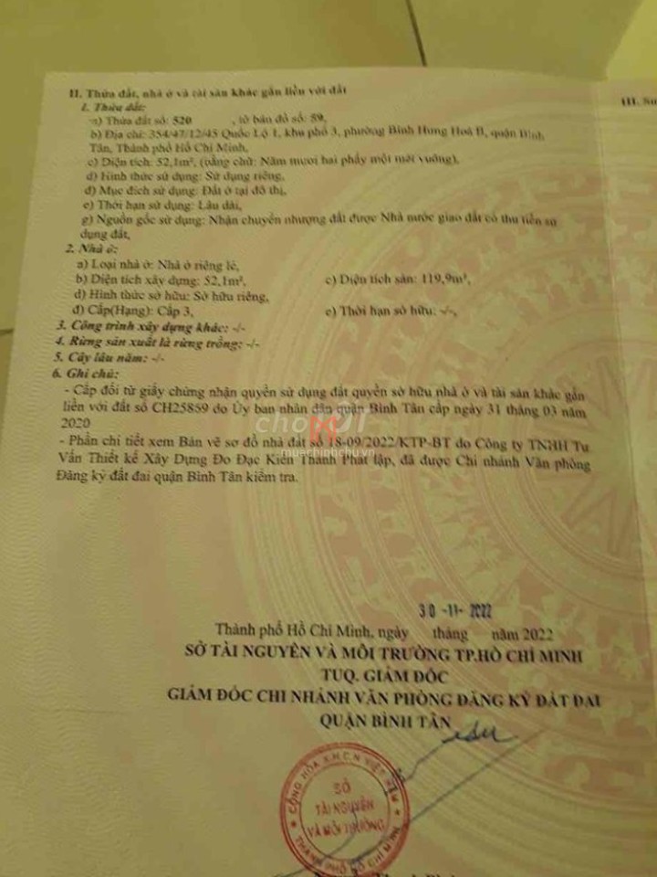 Nhà bán TPHCM