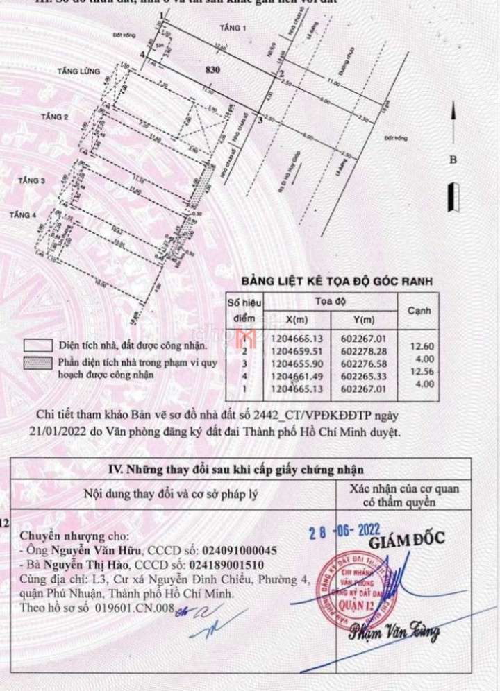 Nhà P Thạnh Lộc diện tích 50.3 m