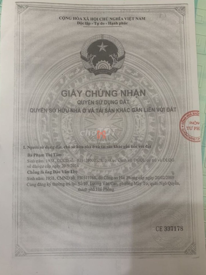 Nhà bán Hải Phòng