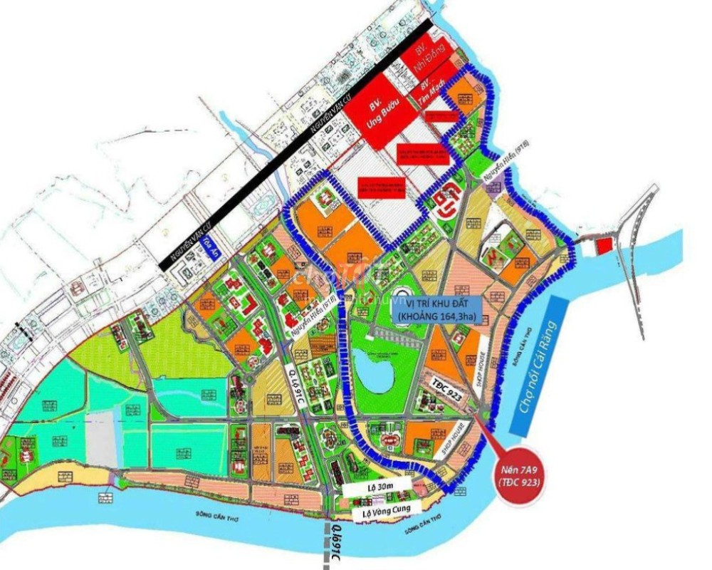 Đất Q Ninh Kiều bề ngang 4.5