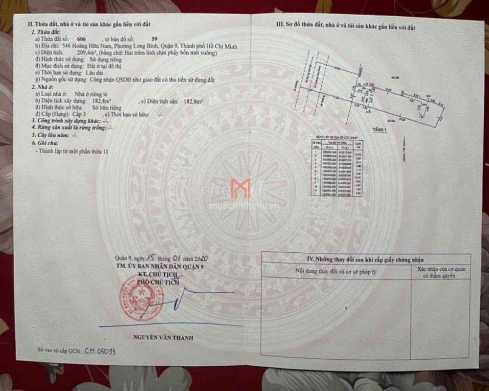 Nhà P Long Bình giá rẻ 18.2 tỷ