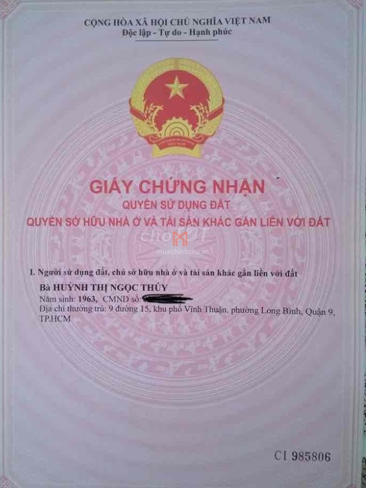 bán Đất Phường Long Bình diện tích 352 m²