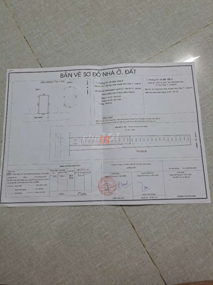 Nhà bán Tỉnh Long An diện tích 32 m