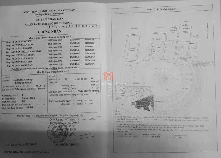 Nhà P 12 rộng 4.5