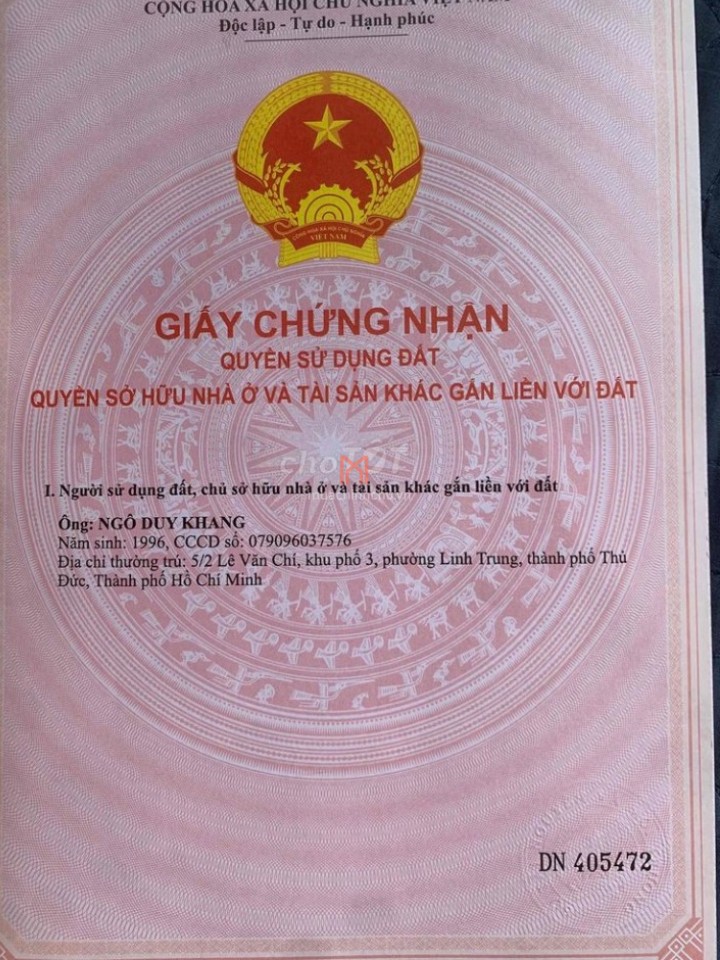 Đất bán Thành phố TPHCM