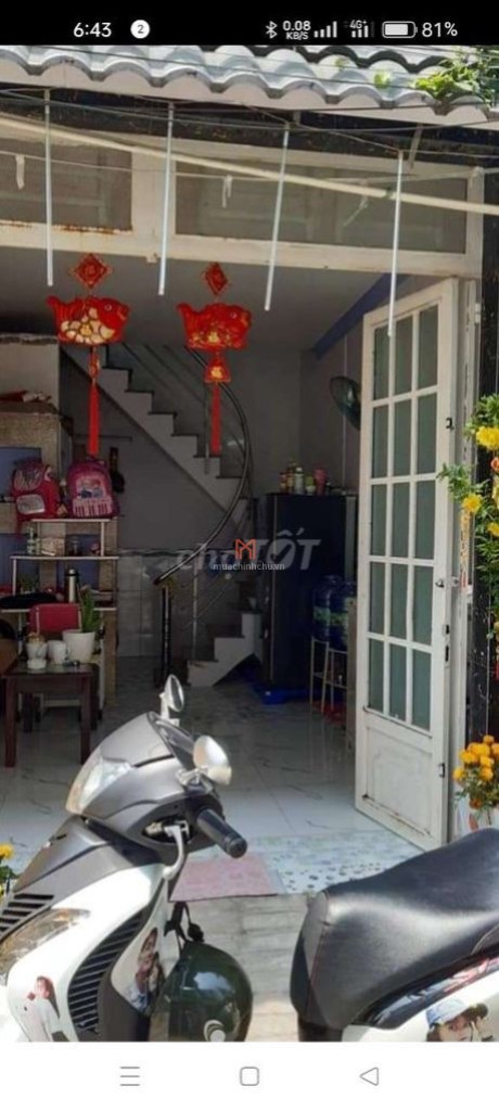 Nhà bán P 16 chiều dài 6