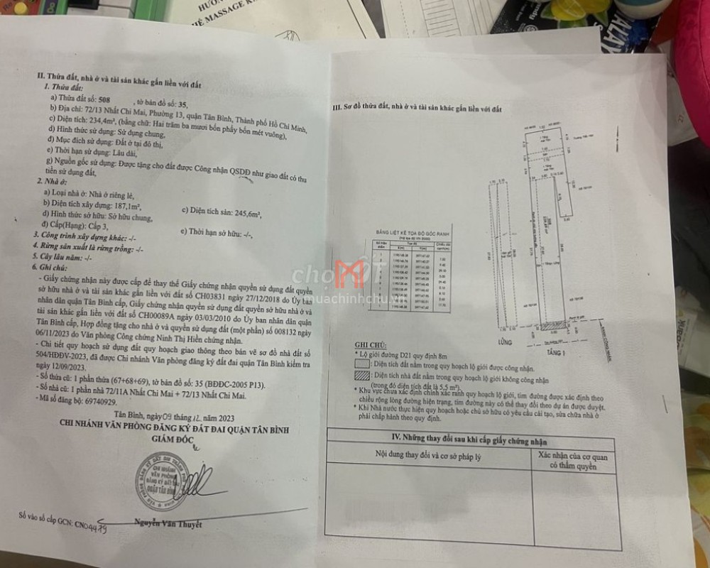 Nhà bán TP TPHCM dt 458.5 m2