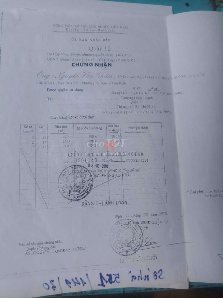 bán Nhà Phường Hiệp Thành