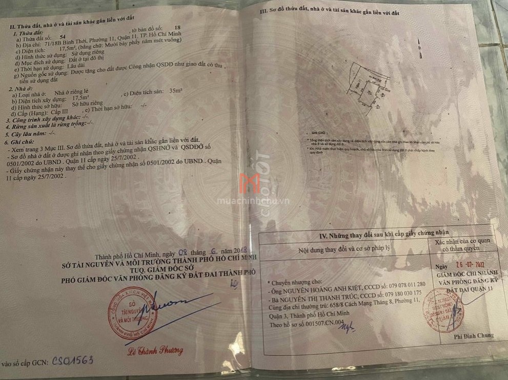 Nhà bán đường Bình Thới