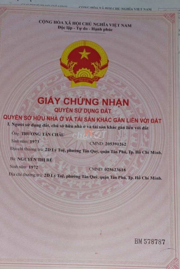 bán Nhà Bình Tân ngang 4 dài 13