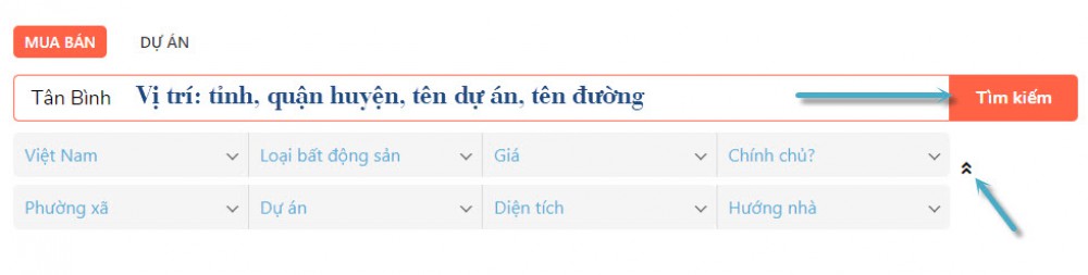 tìm kiếm bất động sản